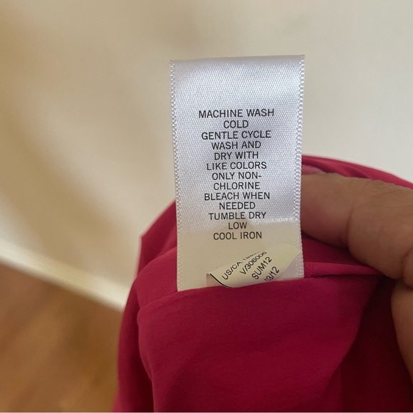 Banana Republic halter dress 14 pink midi open back cocktail date night party - Picture 3 of 11